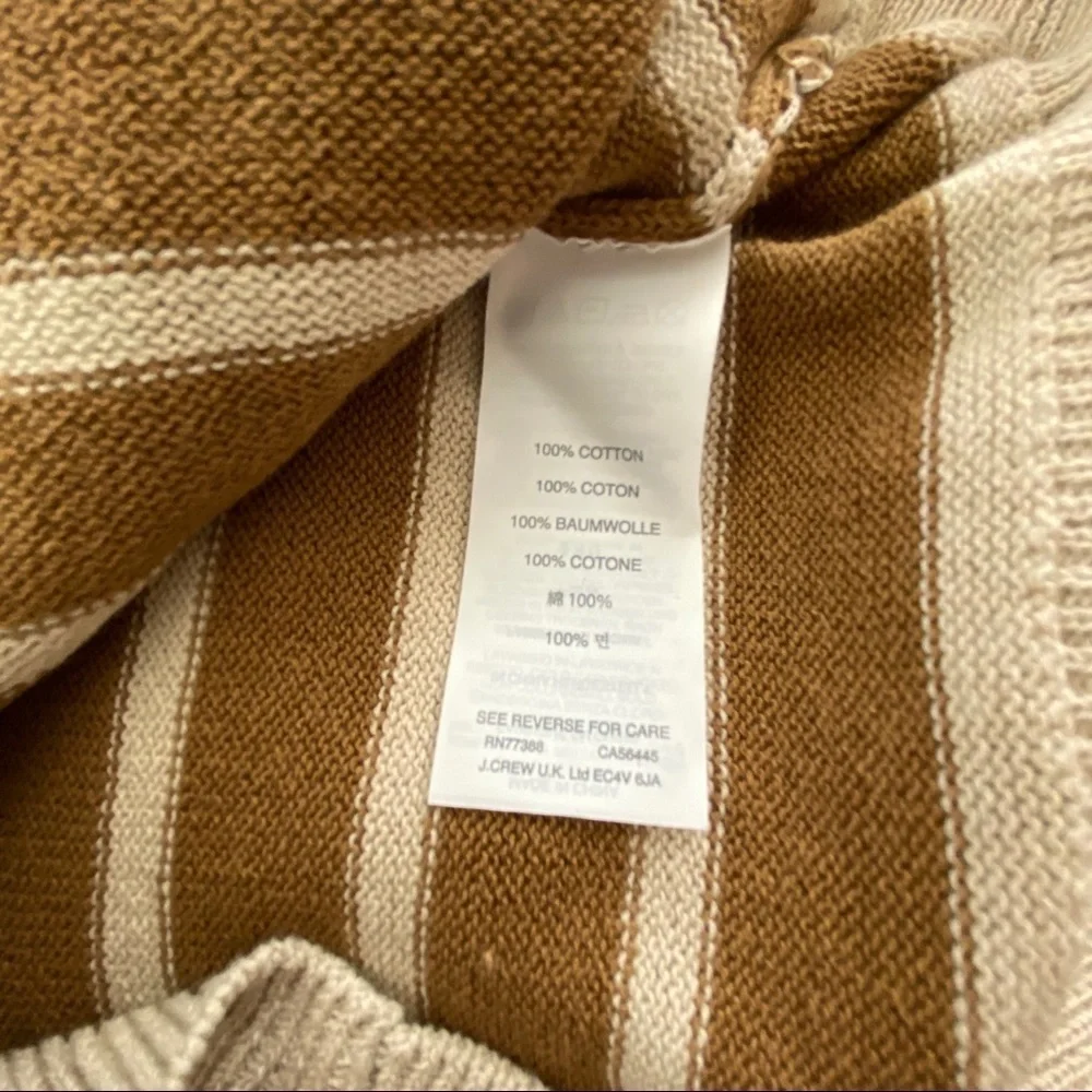J. Crew Striped Lightweight Sweater
